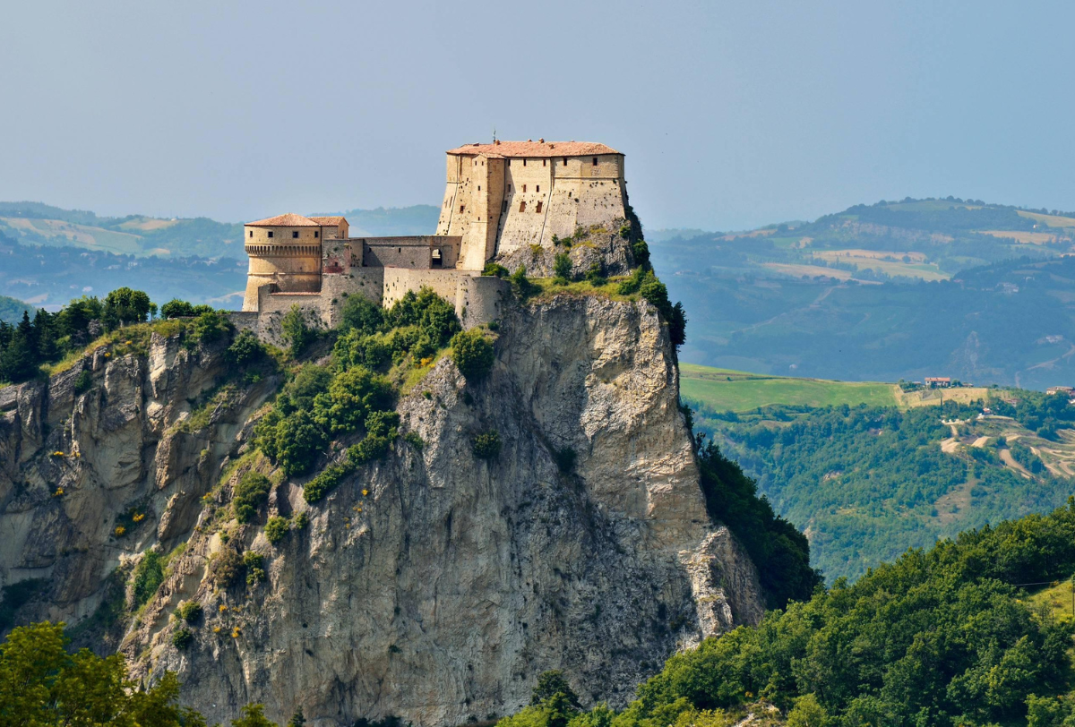 Rocca di San Leo panorama Valmarecchia